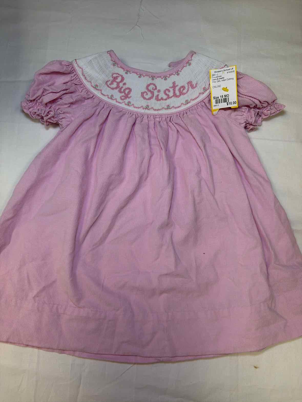 claire & charlie Pink Infant Size 18 MO Girls CasualDress