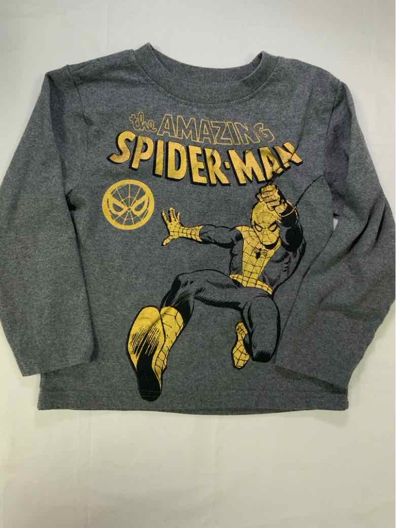 Marvel (D) Gray Toddler Size 4 Boys LSTop