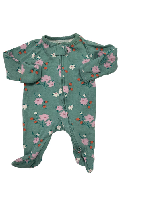Carters (C) Green Infant Size NB Girls 1PCSleepwear