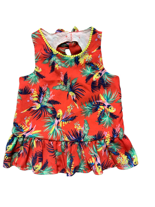 Rare Editions (B) Orange Youth Size 6 TankTop