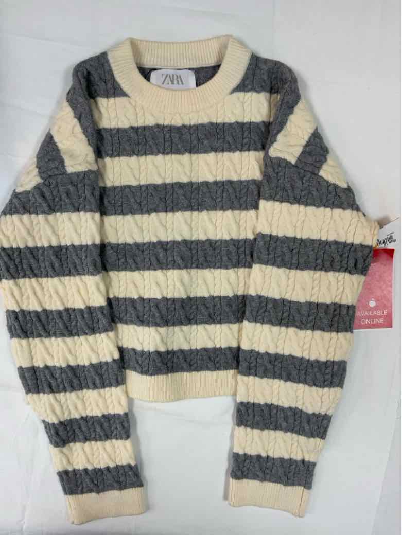Zara (B) Cream Youth Size 12 Girls SweaterLight