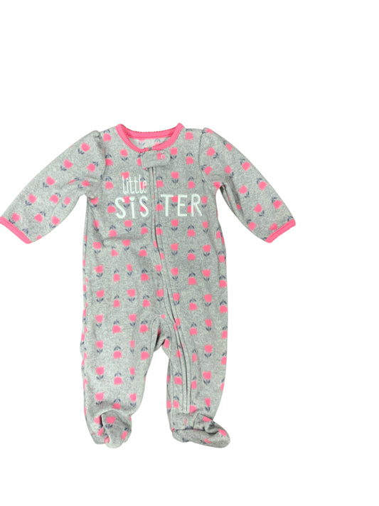 Just One You (D) Gray Infant Size 3 MO Girls 1PCSleepwear