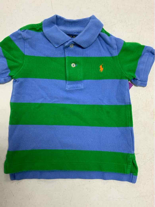 Polo Ralph Lauren (A) Green Toddler Size 2T Boys SSTop