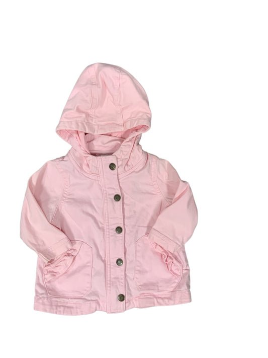 Okie Dokie (D) Pink Infant Size 9 MO Girls Jacket Denim