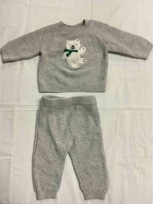 Little Me (C) Gray Infant Size 3 MO Boys 2PC Casual