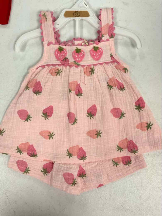 Rabbit + Bear (D) Pink Infant Size 18 MO Girls 2PC Casual