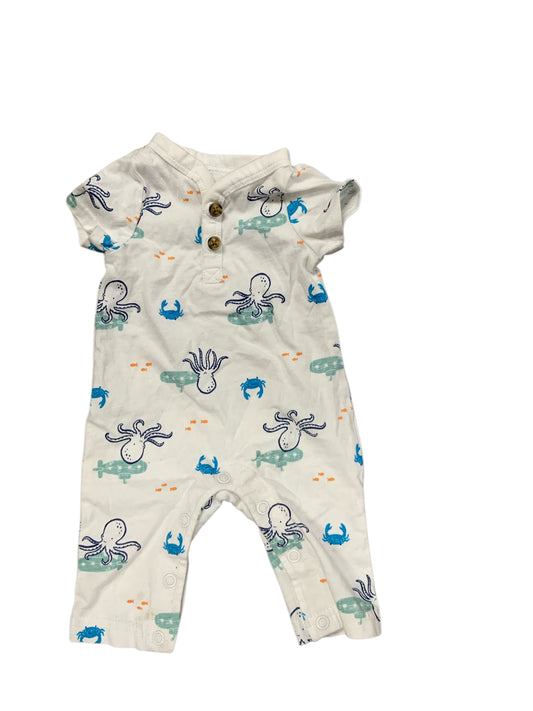 Child of Mine (D) White Infant Size Preemie Boys 1PC Casual