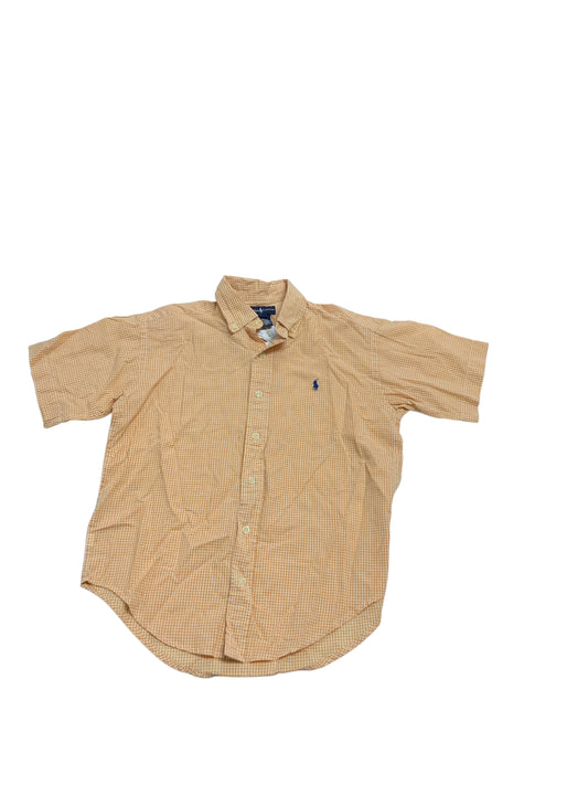 Ralph Lauren (A) Yellow Youth Size 8 Boys ButtondownSS