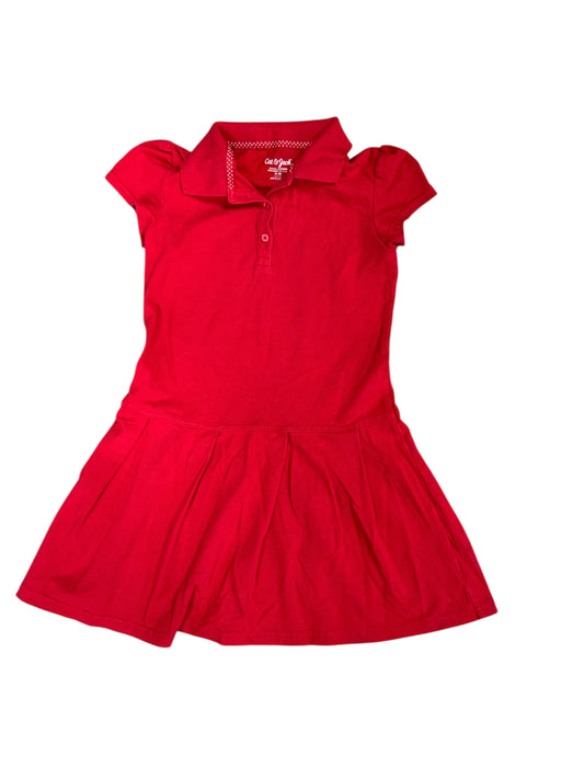 Cat and Jack (D) Red Youth Size 8 Girls UniformDress