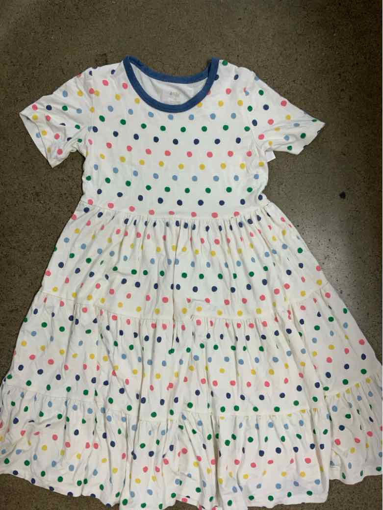 Kyte Baby (A) White Youth Size 7 Girls CasualDress