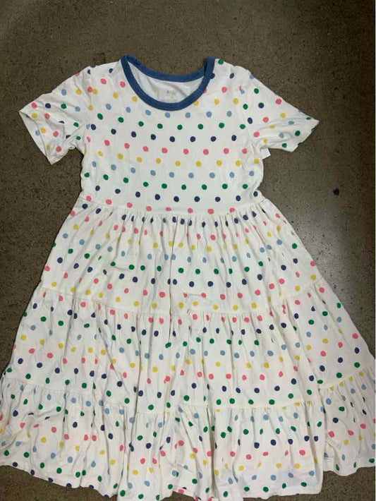 Kyte Baby (A) White Youth Size 7 Girls CasualDress