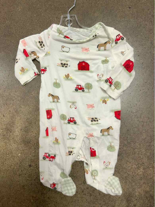 Baby Starters (C) White Infant Size NB Girls 1PC Casual