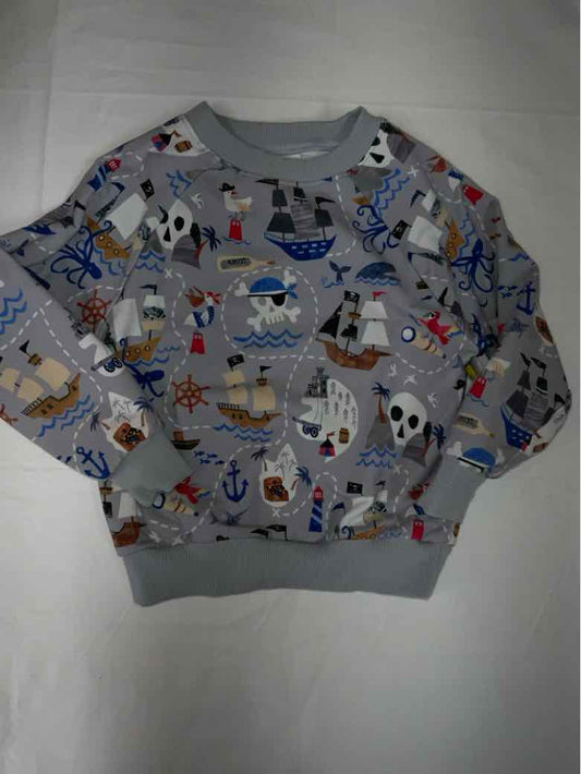 Little Sleepies (A) Gray Toddler Size 3T Boys Sweatshirt