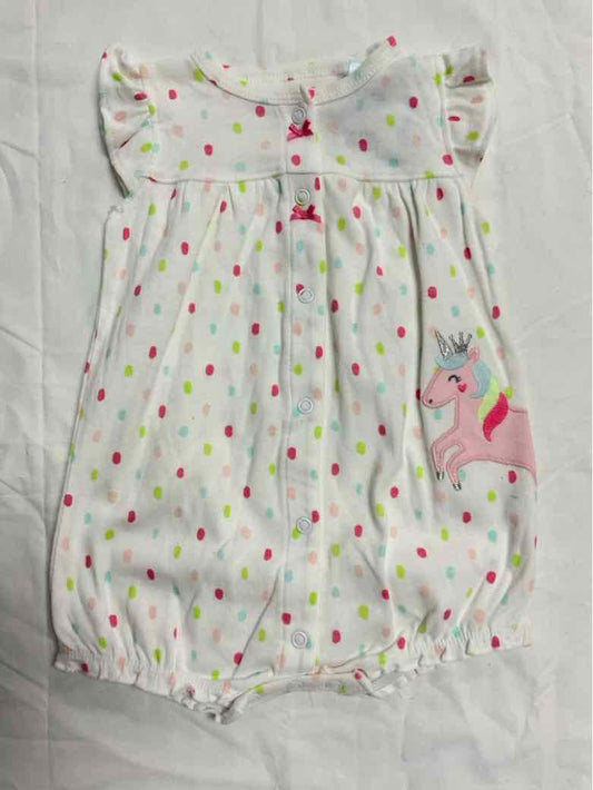 Carters (C) White Infant Size 6 MO Girls 1PC Casual