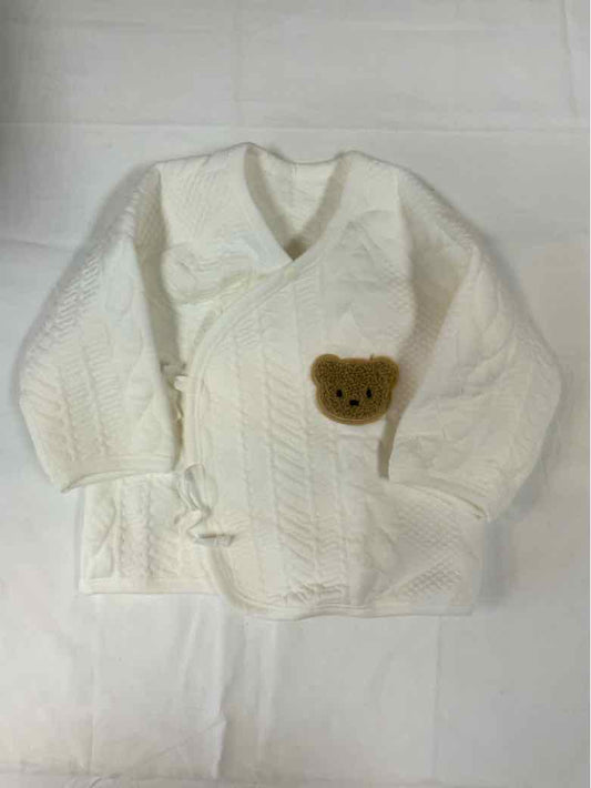 no  brand Cream Infant Size 6 MO Boys LSTop