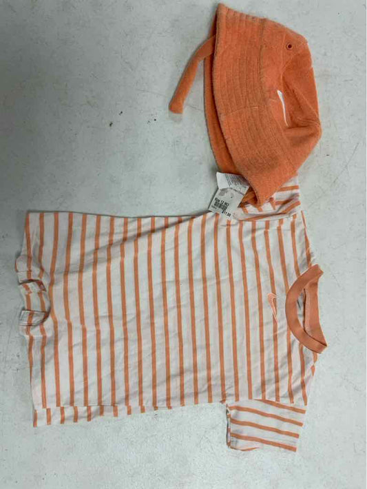 Nike (B) Orange Infant Size 12 MO Boys 2PC Casual
