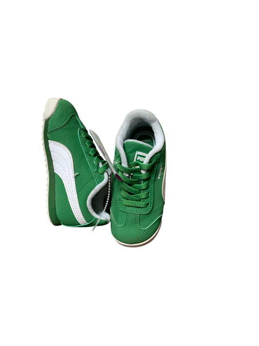 Puma (B) Green Toddler Shoe Size 5 (Toddler) Boys Casual Shoes