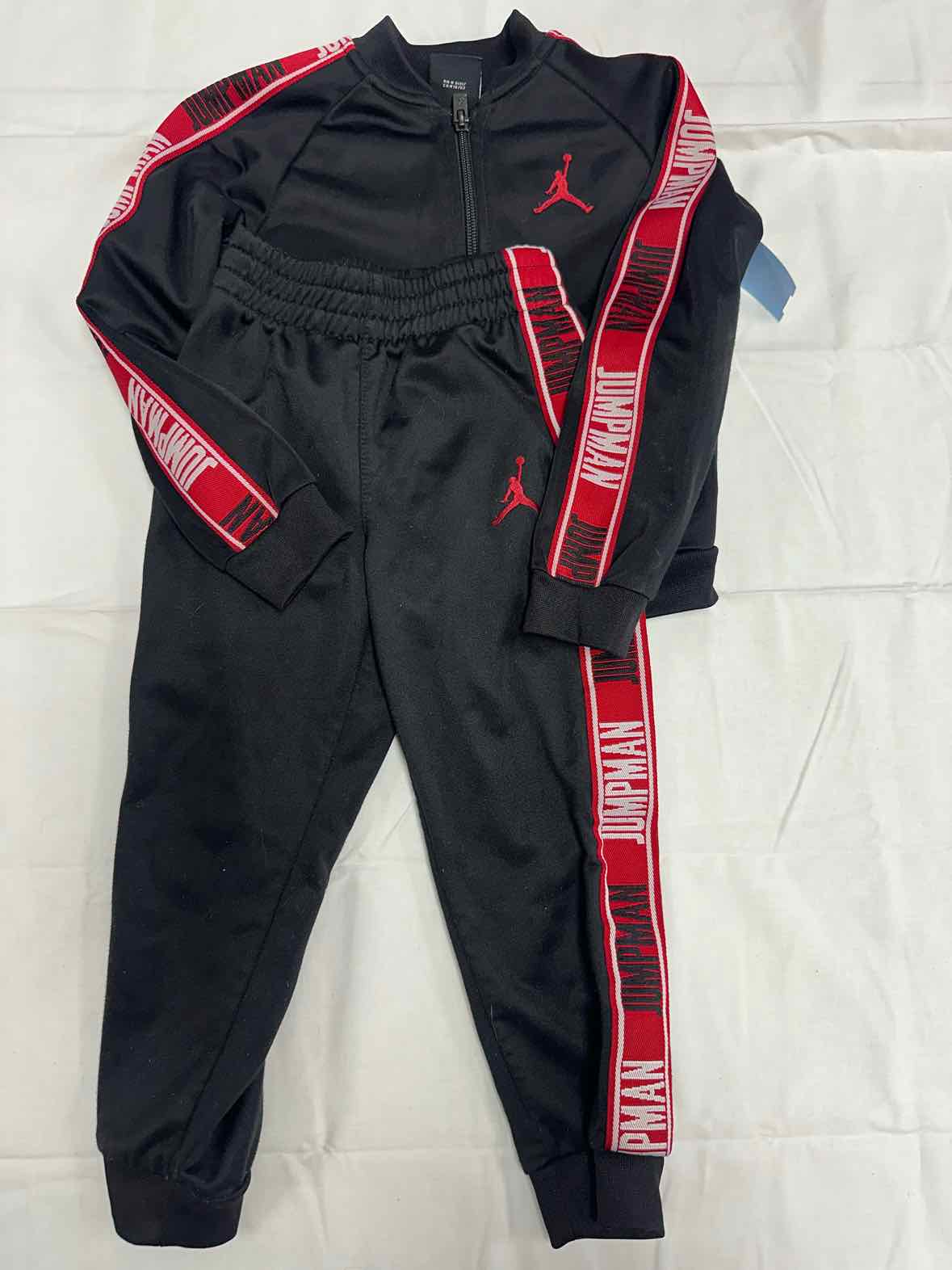 Jordan (B) Black Toddler Size 3T Boys 2PCAthleticPantSuit