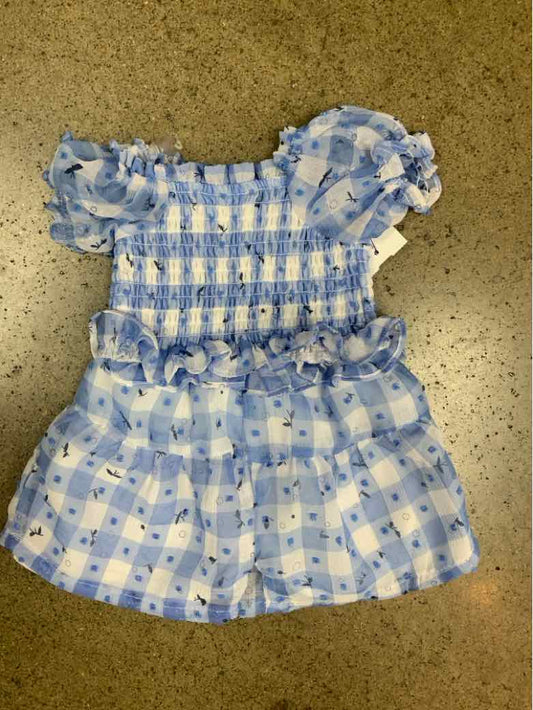 Rare Editions (B) Blue Infant Size 6 MO Girls 2PC Casual