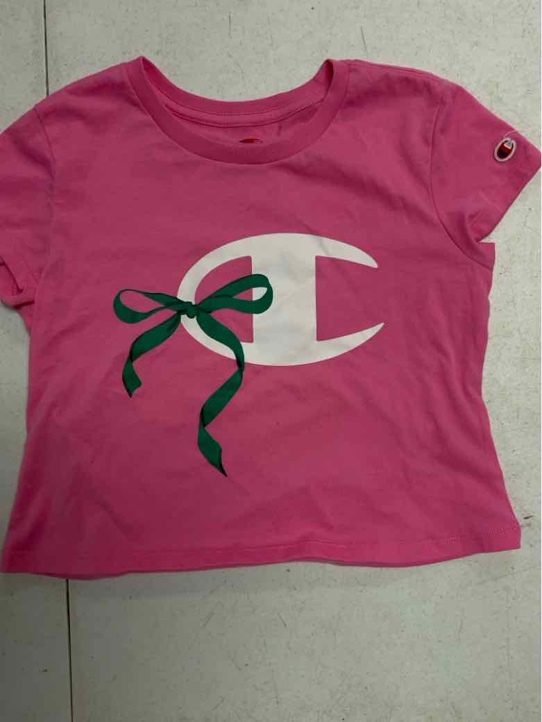 Champion (C) Pink Youth Size 12 Girls SSTop