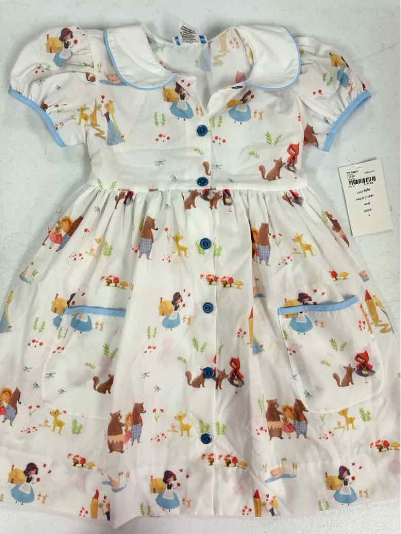 lulu bebe White Toddler Size 4 Girls CasualDress