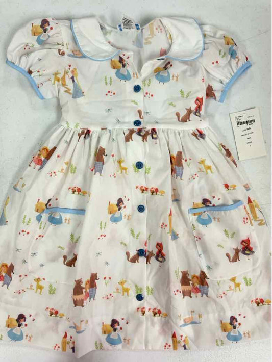 lulu bebe White Toddler Size 4 Girls CasualDress
