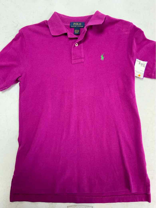 Polo Ralph Lauren (A) Purple Youth Size 12 Boys SSTop