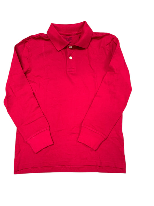 Children's Place (D) Red Youth Size 12 Boys UniformTopLS
