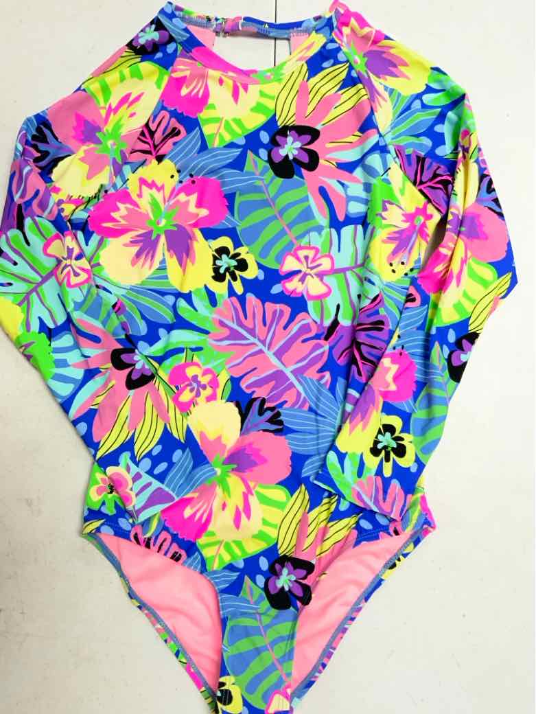 BEACH LILLY Blue Youth Size 10 Girls 1PCSwimwear