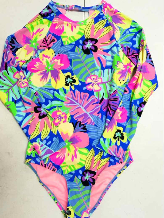 BEACH LILLY Blue Youth Size 10 Girls 1PCSwimwear