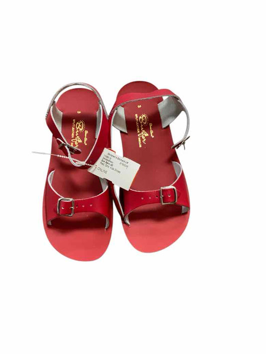 Sun Sans (A) Red Youth Shoe Size 3 (Youth) Girls SandalsBasic
