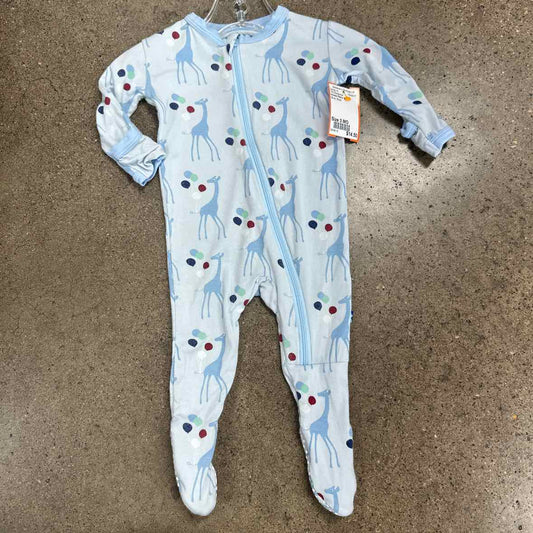 Kickee Pants (B) Blue Infant Size 3 MO Boys 1PCSleepwear