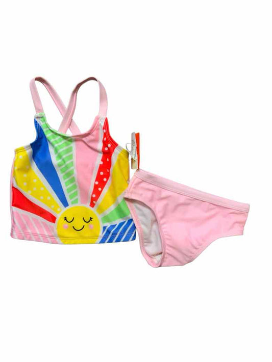 Wonder Nation (E) Pink Infant Size 12 MO Girls 2PCSwimwear