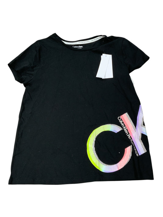 Calvin Klein (B) Black Youth Size 14 Girls SSTop