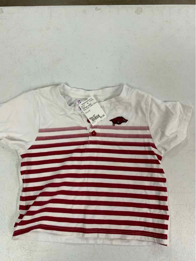 TWO FEET AHEAD White Toddler Size 4T Boys SSTop