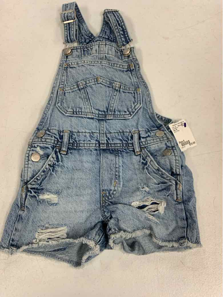 Gap (B) Blue Youth Size 6 Girls OverallShort