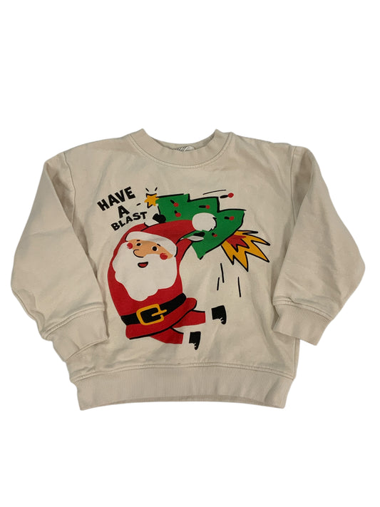 H & M (D) Cream Toddler Size 4 Boys Sweatshirt