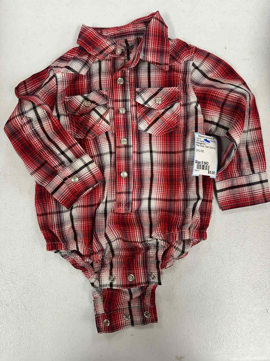 Wrangler (C) Red Infant Size 9 MO Boys 1PC Casual
