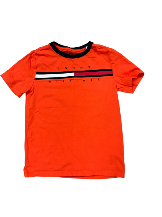 Tommy Hilfiger (B) Orange Youth Size 14 Boys SSTop
