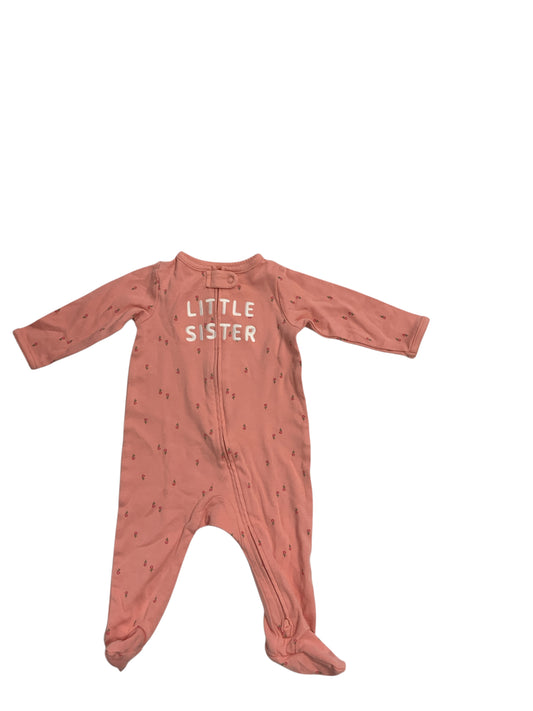Carters (C) Pink Infant Size 6 MO Girls 1PCSleepwear