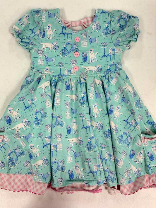 sweethoney Blue Toddler Size 5 Girls CasualDress