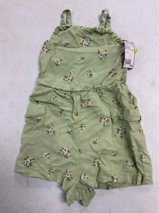 Cat and Jack (D) Green Infant Size 18 MO Girls CasualRomper