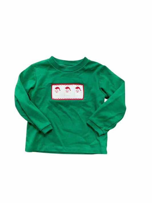 southern smocked Christmas Toddler Size 3T Boys LSTop