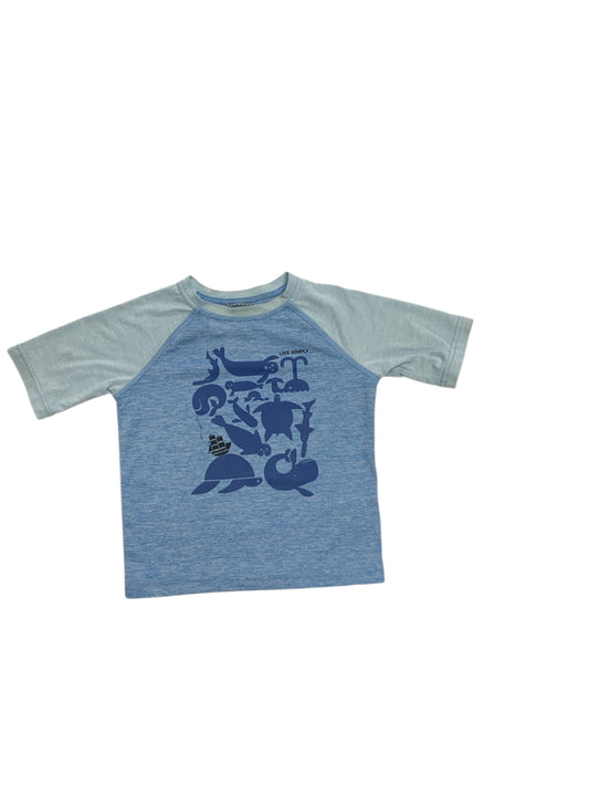 Patagonia (A) Blue Toddler Size 3T Boys SSTop