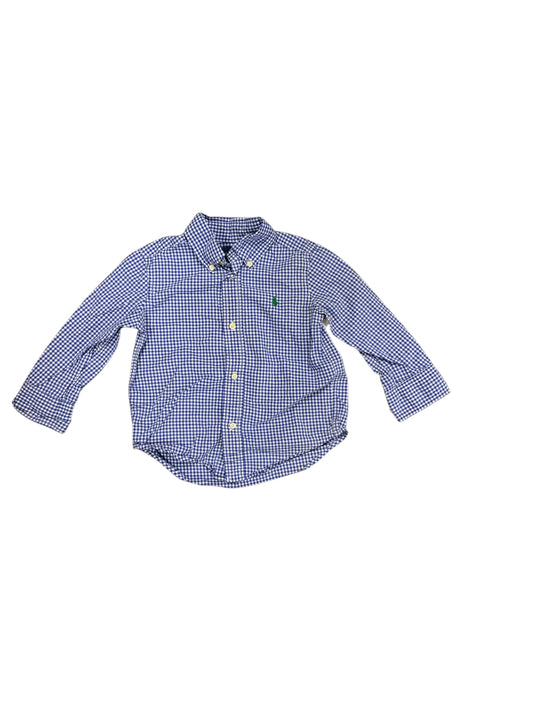 Ralph Lauren (A) Blue Toddler Size 2T Boys ButtondownLS