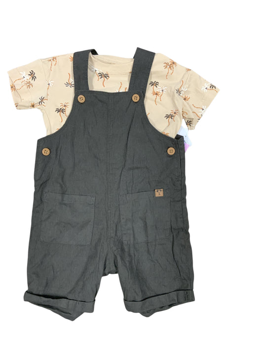 Carters (C) Brown Infant Size 12 MO Boys 2PC Casual