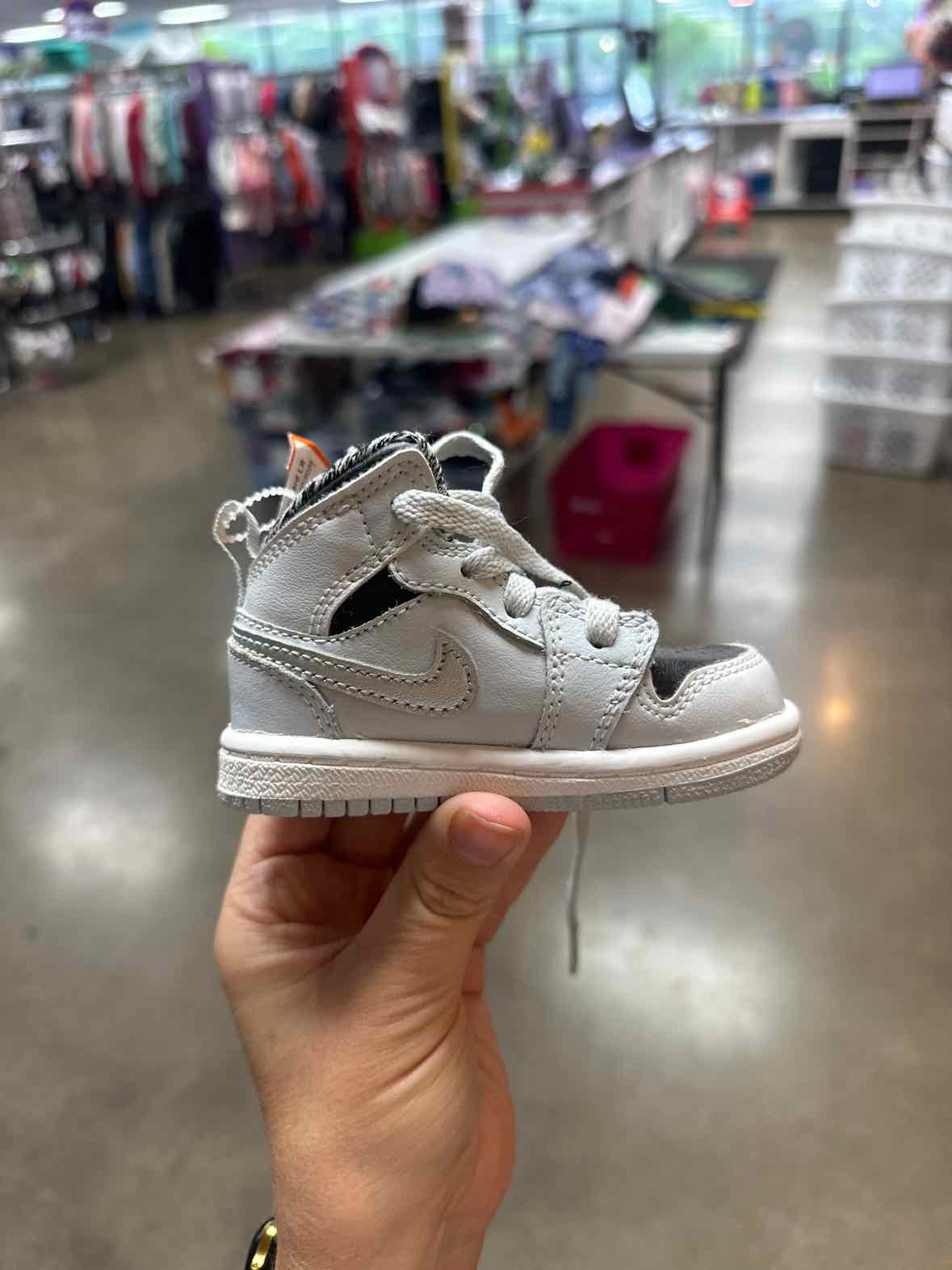 Jordan (B) Gray Toddler Shoe Size 4 (Toddler) Boys Casual Shoes