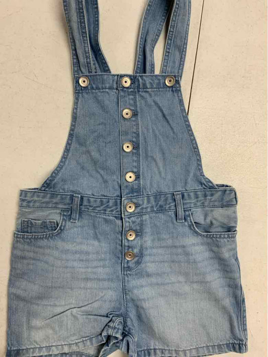 Children's Place (D) Blue Youth Size 10 Girls OverallShort