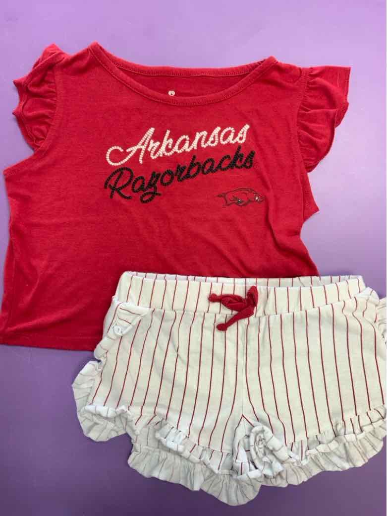 COLOSSEUM Red Toddler Size 5T Girls 2PCCasual