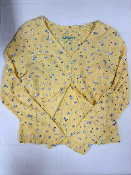 There Abouts (C) Yellow Youth Size 14 Girls LSTop
